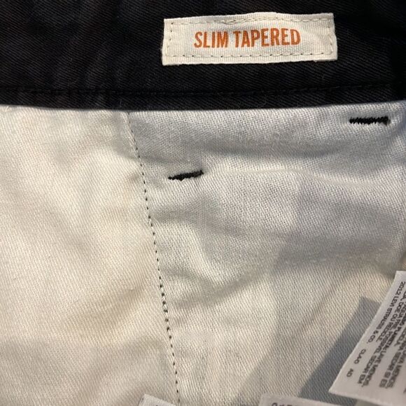 Dockers Pants Denim Slim Straight Leg Dark Wash Mid Rise Cotton - Picture 6 of 10